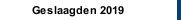 Geslaagden 2019