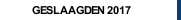 GESLAAGDEN 2017